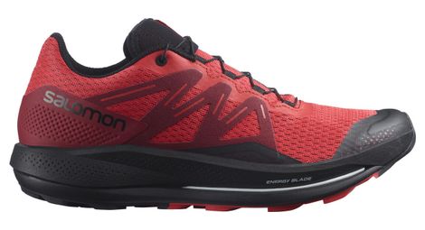 Salomon pulsar trail rojo negro hombre