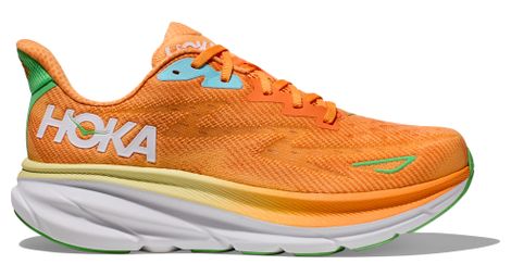 Zapatillas hoka one one clifton 9 running naranja hombre