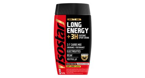 isostar long energy 3h lemon isotonic drink 570g
