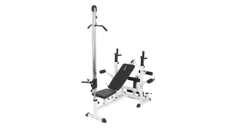 Banc de musculation universel (banc + option poulie) - coloris blanc