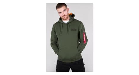 Sweat ? capuche alpha industries red stripe