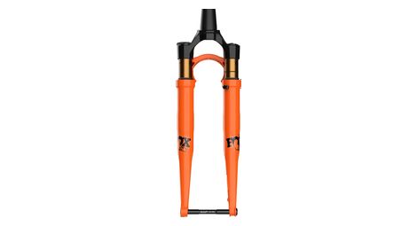 Fourche fox racing shox 32 tc factory 700 mm | grip sl 3-pos-adj | kabolt 12x100 mm | déport 45 mm | orange 2025