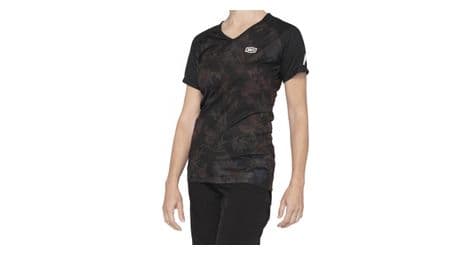 Jersey de manga corta para mujer 100% airmatic jersey negro xl