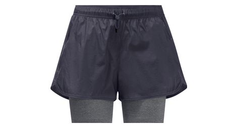Short jack wolfskin tasman cloud gris femme