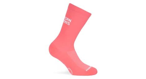 Chaussettes pacific and co faster corail rose