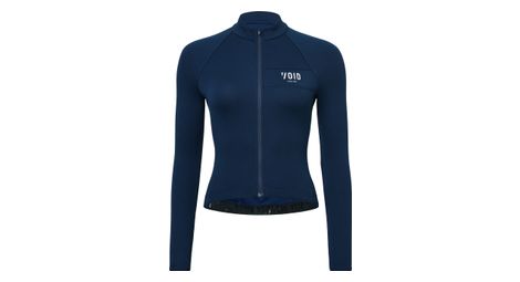 Maillot manches longues manches longues void merino bleu