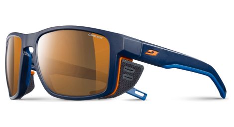 Occhiali da sole julbo shield cameleon blu - arancio
