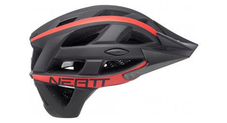 Casco MTB Neatt Basalte Race Negro Rojo