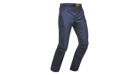 Pantalones de senderismo quechua fh500 azul 44 fr