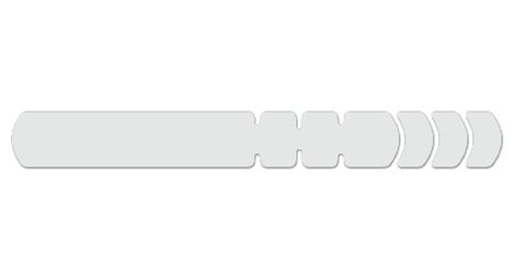 Protection de cadre transparente lizard skins taille l