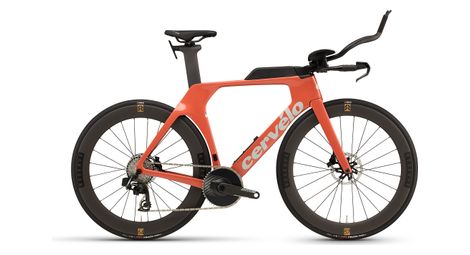 Vélo de Triathlon Cervélo P-Series Sram Force AXS 12V 700 mm Orange