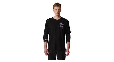 Camiseta de manga corta ION Ionic Merino negra para hombre