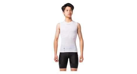 Baselayer sans manches van rysel training blanc