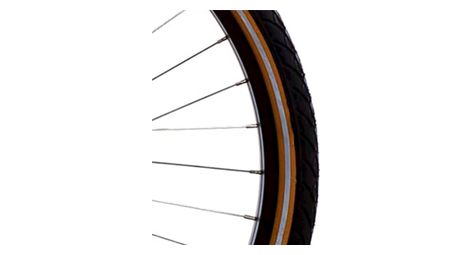 Deli tire pneu extérieur sa-206 26 x 1.75 noir / jaune réflexion