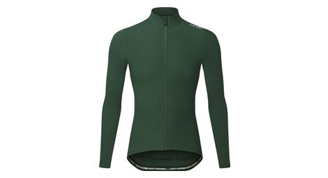Aqua zero long sleeve pro collar jersey green