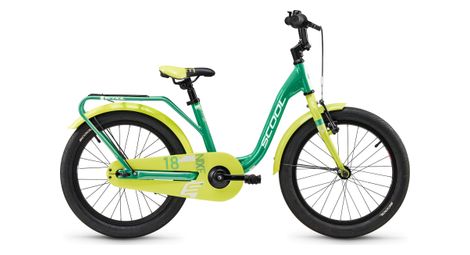 Vélo enfant S'COOL niXe - 1 vitesse - Vert/Citron vert