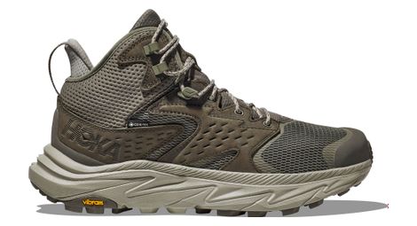 Hoka one one anacapa 2 mid gtx zapatillas de montaña caqui para hombre