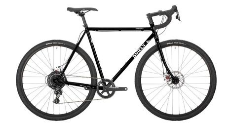 Bicicleta de grava surly straggler sram apex 1 11s 650b negro brillante 52 cm / 175-190 cm
