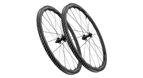 pair of zipp 353 nsw tubeless disc 700c 12x100 12x142mm centerlock wheels