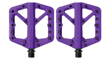 Paire de pedales plates crankbrothers stamp 1 violet