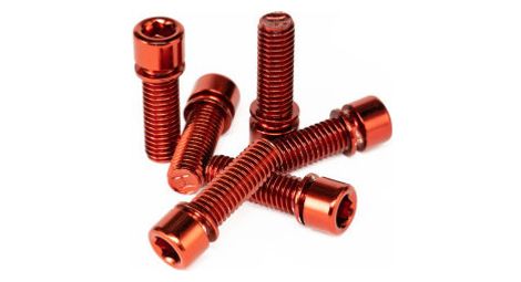 Vis de potence salt solid m8x25mm rouge 6 unites