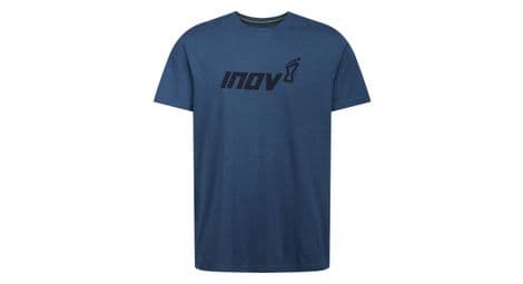 Maillot manches courtes inov-8 graphic tee bleu