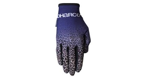 Dharco race violet/leopard vrouwen lange handschoenen