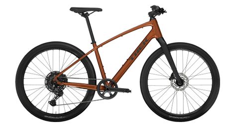 Vélo fitness trek dual sport 3 shimano cues 10v 27.5 marron gén 5