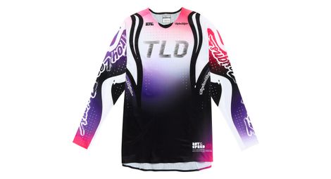 Camiseta de manga larga sprint ultra morada/blanca de troy lee designs