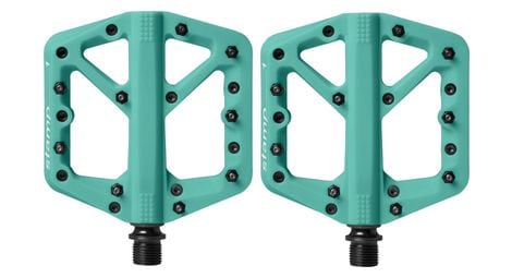 Coppia di pedali piatti crankbrothers stamp 1 turchese