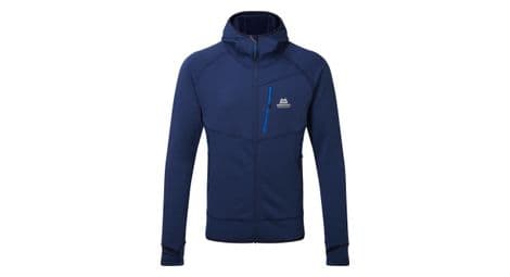 Polaire mountain equipment eclipse hooded bleu homme