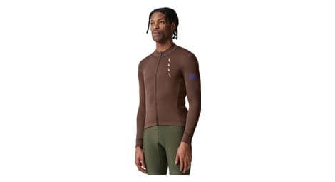 Maillot manches longues maap embark team homme marron 