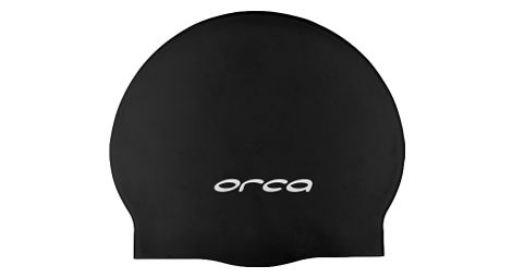 Bonnet de Bain Orca Silicone Swimcap Noir
