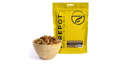 Comida liofilizada Firepot: alubias con soja y salsa de tomate - 135 g