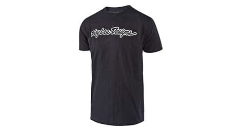 Camiseta juvenil troy lee designs signature negra