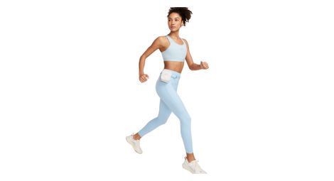 Collant 7/8 femme nike dri-fit go trail bleu