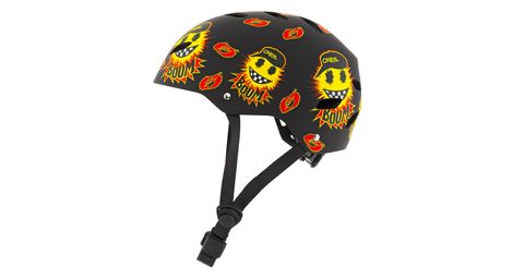 O'Neal Dirt Lid Emoji Kinder Bol-Helm Schwarz / Gelb