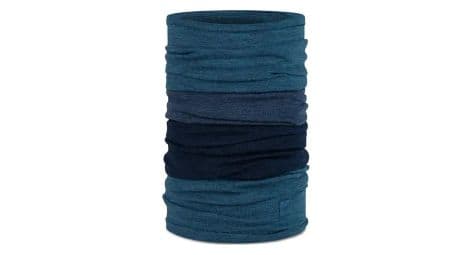 Tour de cou buff merino move solid bleu