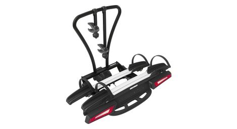 Portabici da gancio di traino yakima just click 2 evo 7/13 pins - 2 bikes black