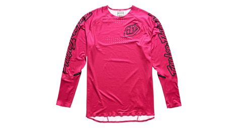 Camiseta de manga larga sprint ultra rosa de troy lee designs