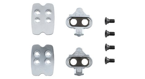shimano spd sm sh56 silver cleats pair plates