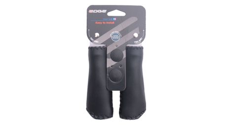 EDGE Grips Cuir - Noir - 2*135Mm (Emballage Détail)