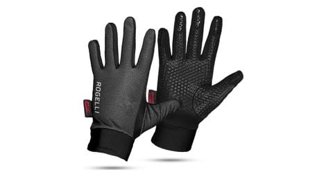 Gants velo long de hiver rogelli laval - enfant - noir