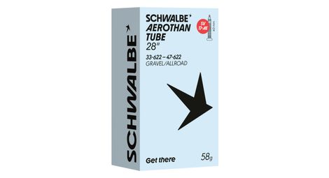 Camera d'aria leggera Schwalbe Aerothan Gravel/Allroad Schwalbe SV17AE 700 mm Presta 40 mm