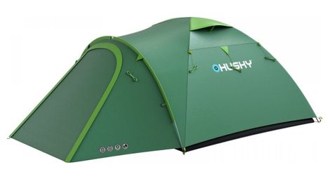 Husky Bison 4 Plus - tente classique - 4 personnes - Vert