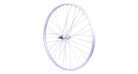 Roue 650b 275  arriere jante alu simple paroi argent frein patin moyeu alu ecrous roue libre 3/5/6/7v.