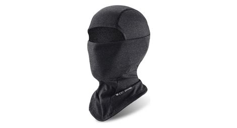 Cagoule visage complet protection chaude noir / gris