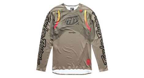 Camiseta de manga larga sprint ultra verde de troy lee designs