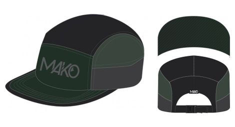 Casquette running mako khaki