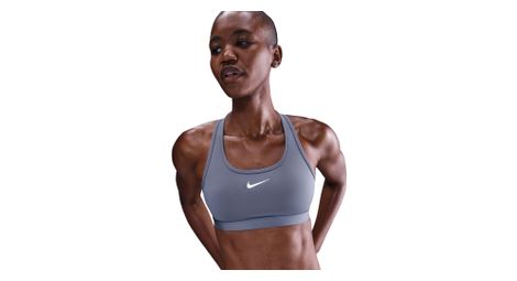 Sujetador Nike Swoosh Normal Support Azul, Mujer